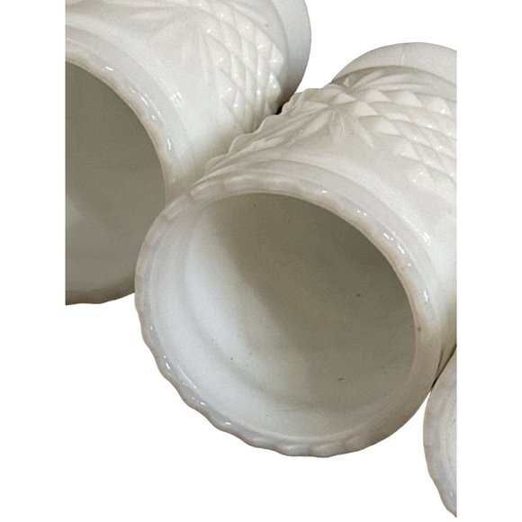 Vintage Milk Glass Candle Holders (5) - Picture 4 of 7